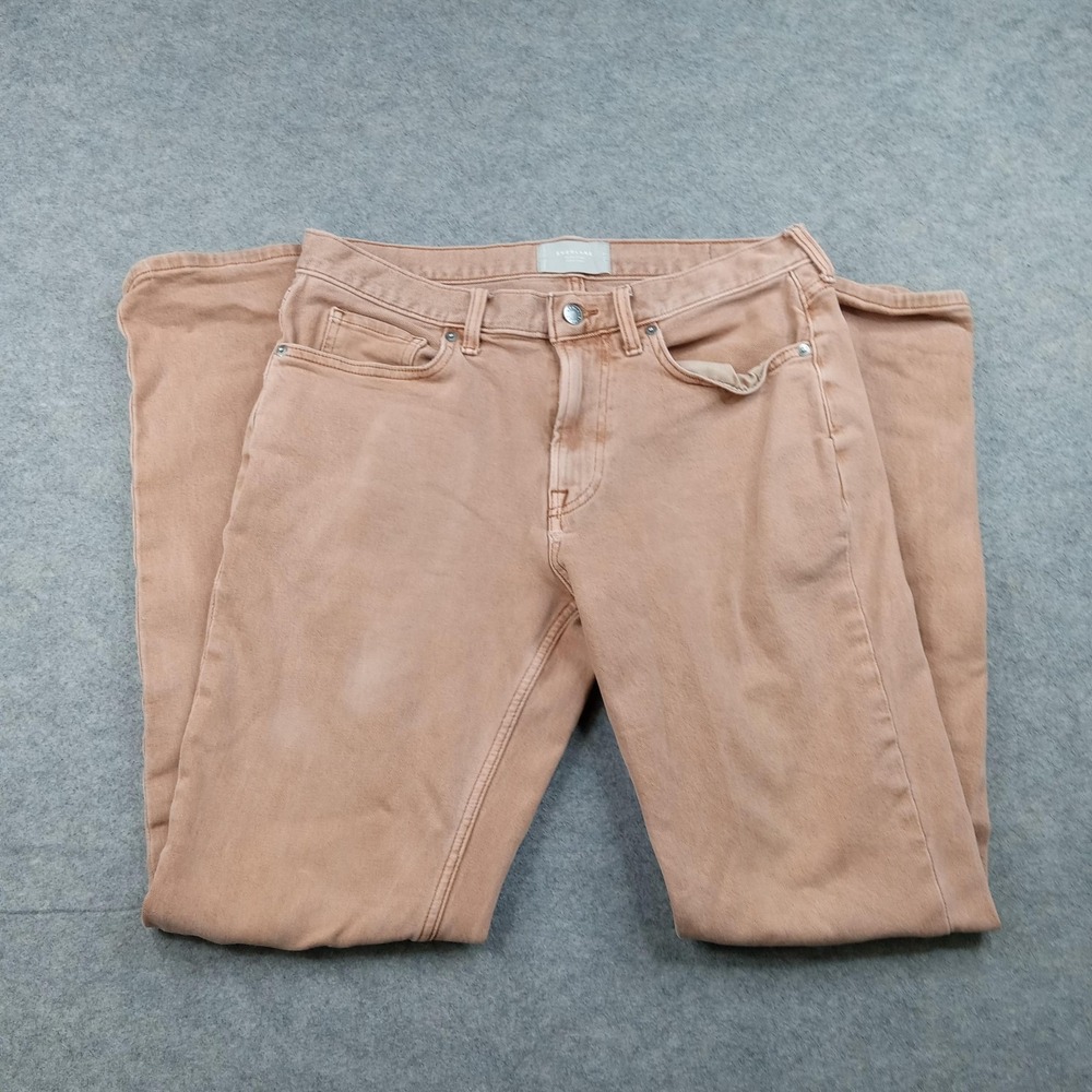 Everlane Jeans Mens 31x32 The Slim Fit Beige Stretch Organic Cotton Denim